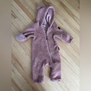 Deux Par Deux Sherpa Onesie, Sz 6 months